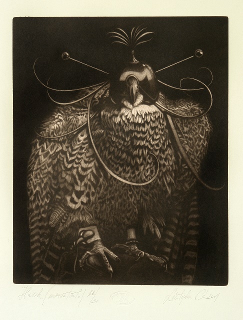 Mezzotint van Léstryan Csaba (ROE) uit 2009